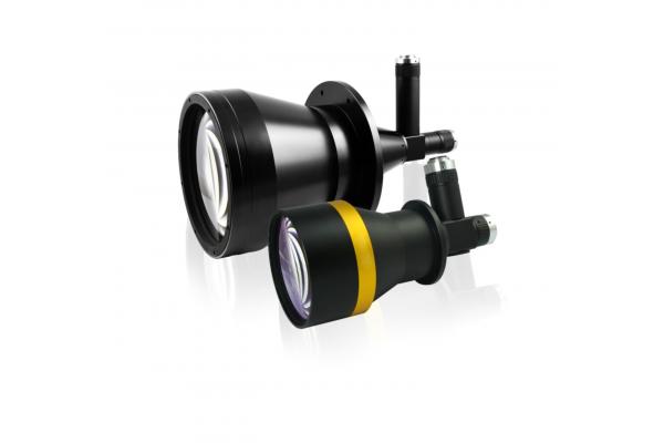 Double Magnification Industrial Camera Lens / Telecentric Lens For Two Cameras