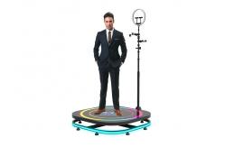 China Automatic Spinning 360 Camera Booth Live Broadcast Spin Booth 360 Degree Portable supplier