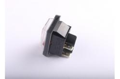 China 24A / 12A Micro Waterproof Rocker Switch , On Off 4 Pin Electric Power Switch supplier