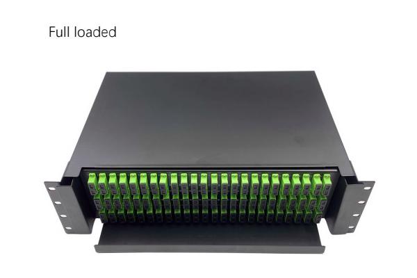 3U 19inch Full Loaded Slide Rail Rack mount patch panel
