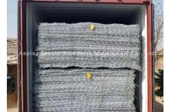 China Galvanized 6x8cm Stone Filled Gabions For River Bank Protection supplier