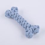 Cotton Rope Bone Dog Toy For Tooth Cleaning Anti Biting Dog Bones For Aggressive Chewers for sale