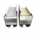 Anodized 6063 Aluminium Door Profiles ISO14001 Listed 0.8-2.0mm Thickness for sale