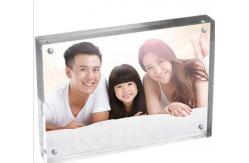 China A4 Perspex Frame Transparent Acrylic Block Photo Frame supplier