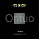 Non Glare 53x53mm Clear Matte Sleeves Cpp Mini Square Card Sleeves OEM for sale