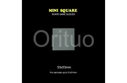 China Non Glare 53x53mm Clear Matte Sleeves Cpp Mini Square Card Sleeves OEM supplier