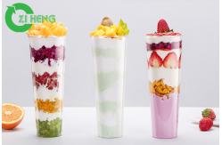 China Large Water Disposable Clear Plastic Cups With Lids No Smell Eco Friendly supplier