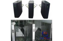 China Retractable Flap Barrier Gate in shock absorber visitor management system supplier
