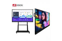 China Multi Touch Screen Smart Interactive Whiteboard Anti Glare Glass Android Pc supplier