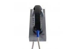 China Vandal Proof Prison Telephone Full Rugged Keypad Wall Mounting With 2 Years Warranty supplier
