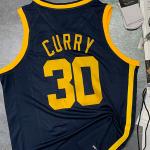 30 NBA Curry Black Basketball Jersey 100% Polyester