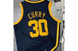 China 30 NBA Curry Black Basketball Jersey 100% Polyester supplier