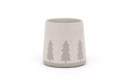 China Christmas Coffee Mug Ceramic Stoneware Mugs Gift Ceramic Mug With 3D Silk Print supplier