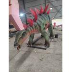 Artificial Stegosaurus Customized Realistic Dinosaur Animatronic Model Remote Control