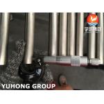 Titanium Seamless Tube  ASTM B338 Gr2 Gr9 Titanium Exhaust Pipe Heat Exchanger Tube