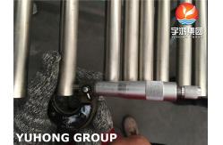 China Titanium Seamless Tube  ASTM B338 Gr2 Gr9 Titanium Exhaust Pipe Heat Exchanger Tube supplier