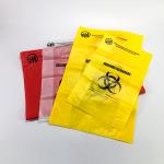 HDPE Biohazard Disposable Autoclave Bag , Yellow Medical Waste Disposal Bags for sale