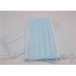 Non - Woven Triple Layer Surgical Mask , Face Mask Surgical Disposable 3 Ply for sale