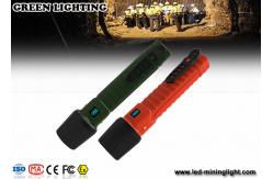China IP68 explosion prevention flashlight / explosion proof rechargeable torch 1300lum brightness supplier