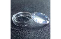China Flat Round Sapphire Crystal Watch Glass Wristwatch Parts With Facet supplier