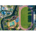 Synthetic Red Tartan Rubber Jogging Track IAAF Approved Running Track Surface for sale