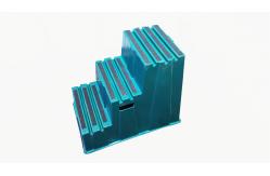 China Heavy Duty Polyethylene Plastic Single Step Stool Safety Smooth Finished supplier