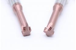 China Carbide Coated High Precision CNC Cutting Tool Fresa 3 Tooth Thread End Mill supplier