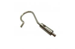 China Custom Lighting Accessories Component Nickel Plating Lock Cable Gripper With Hook supplier