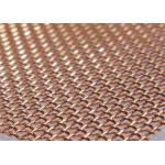 2meters Copper Wire Mesh Screen Square Hole Shielding Red for sale