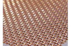 China 2meters Copper Wire Mesh Screen Square Hole Shielding Red supplier