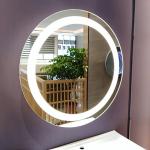 Wall or Standing Installation LED Backlit Glass Bathroom Mirror with Illumination for sale