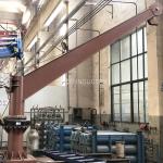 1.5t 2.7m Small Stiff Boom Davit Crane For Boat for sale