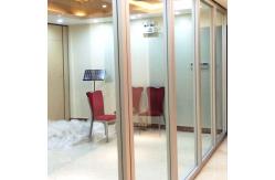 China Movable Fireproof Seperation Wall / Office Tempered Glass Partition Walls supplier