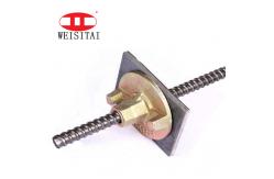 China Square Pressed 18mm Formwork Tie Rod System Waller Plate supplier