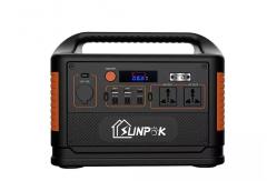 China Rechargeable DC 19V Lithium Portable Power Station Solar Generator ODM supplier