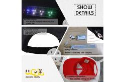 China Bluetooth LED Message Cap Editing Text Animated Drawing Pattern supplier