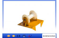 China Pithead Bend And Manhole Entry Cable Guide Roller With Nylon Wheel supplier