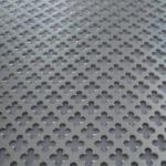 5052 H25 Aluminum Perforated Sheet Metal Round Hole Shape 1220mm Width for sale
