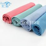 Microfiber Car Cleaning Cloth Glass Window Wash Towel Super Absorbency Blue Color for sale