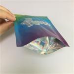 Digital Hologram Printing Herbal Incense Packaging Big Exotic Stand Up Pouch With Zipper
