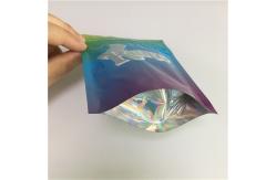 China Digital Hologram Printing Herbal Incense Packaging Big Exotic Stand Up Pouch With Zipper supplier