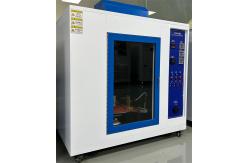 China Keystroke Rubber Test Chamber Glow Wire Combusting Vertical Flammability Tester supplier