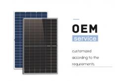 China Aluminium Frame PERC PV Module Monocrystalline Silicon Bifacial Solar System supplier