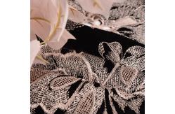 China Flower Pattern Embroidered Lace Fabric Guipure Mesh Lace 135cm Width supplier
