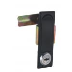 Black Powder Coated Cabinet Door Lock Plane Garage Door Handle Lock For ToolBox for sale