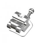 Power Source Manual Dental Orthodontic Metal Bracket Teeth Braces Self Ligating Bracket Mini Roth 022 345 with Hook for sale