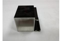 China Building Black Cabinet Door Profiles Aluminum Structural Shapes Maximum 6.8 Meters supplier