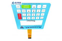China Tactile Two Tails Waterproof Membrane Switch , LCD Window Membrane Touch Switch supplier