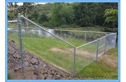 China Galfan Coated Steel Chain Link Security Fence 3ft 5mm Wire Diameter supplier