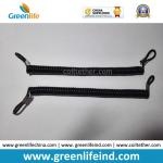 Elastic Spiral Construction Field Stopdrop Tooling Coil Lanyard Cable w/ Press-in Hook
